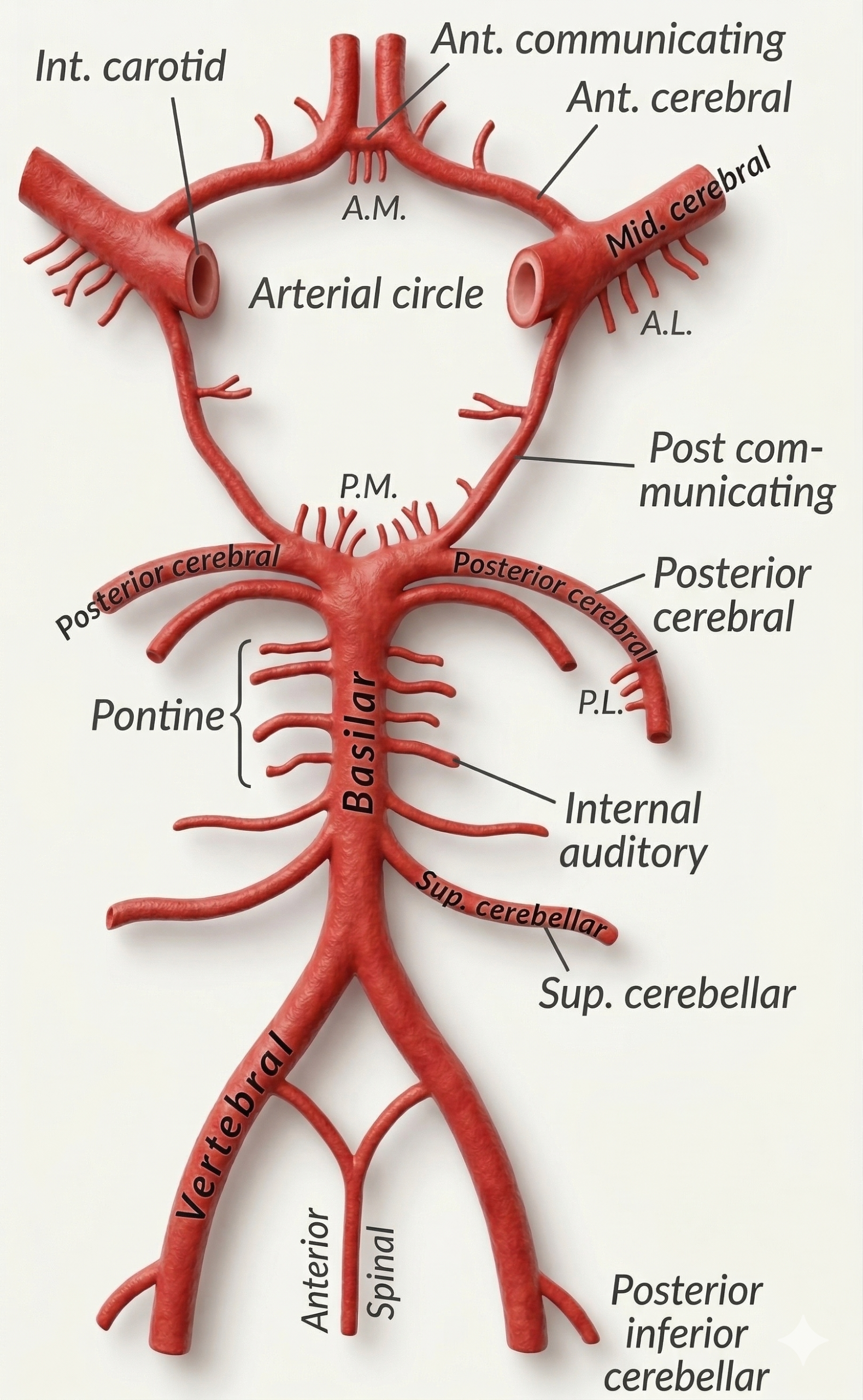 Circle of Willis Diagram